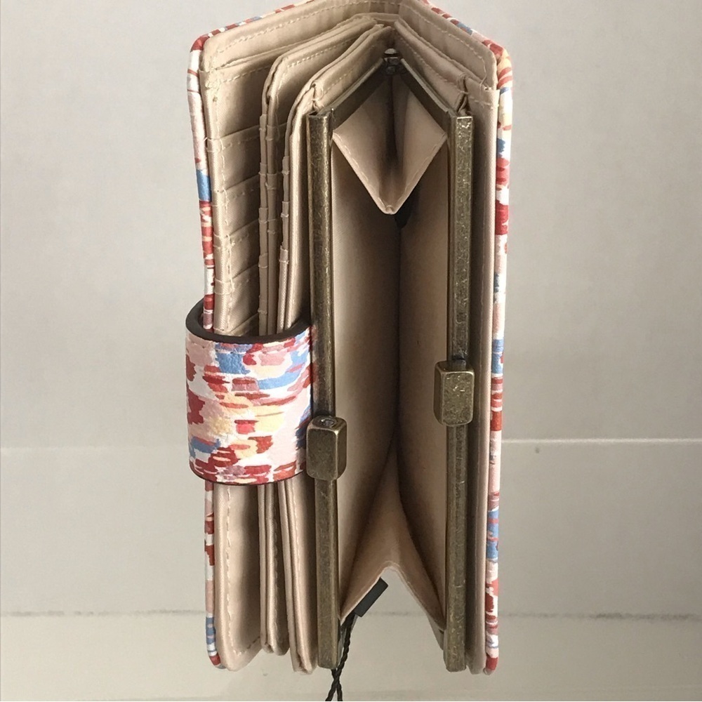 Sonoma Goods For Life Ikat Print - Abbey RFID-Blocking Indexer Wallet - NWT - Picture 6 of 16